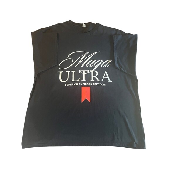 Maga Ultra 3XL T Shirt Republican Beer Parody Shirt President Trump Custom - Picture 2 of 16